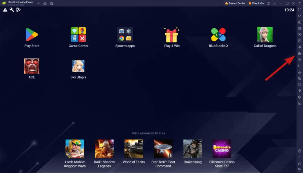 bluestacks screenshot