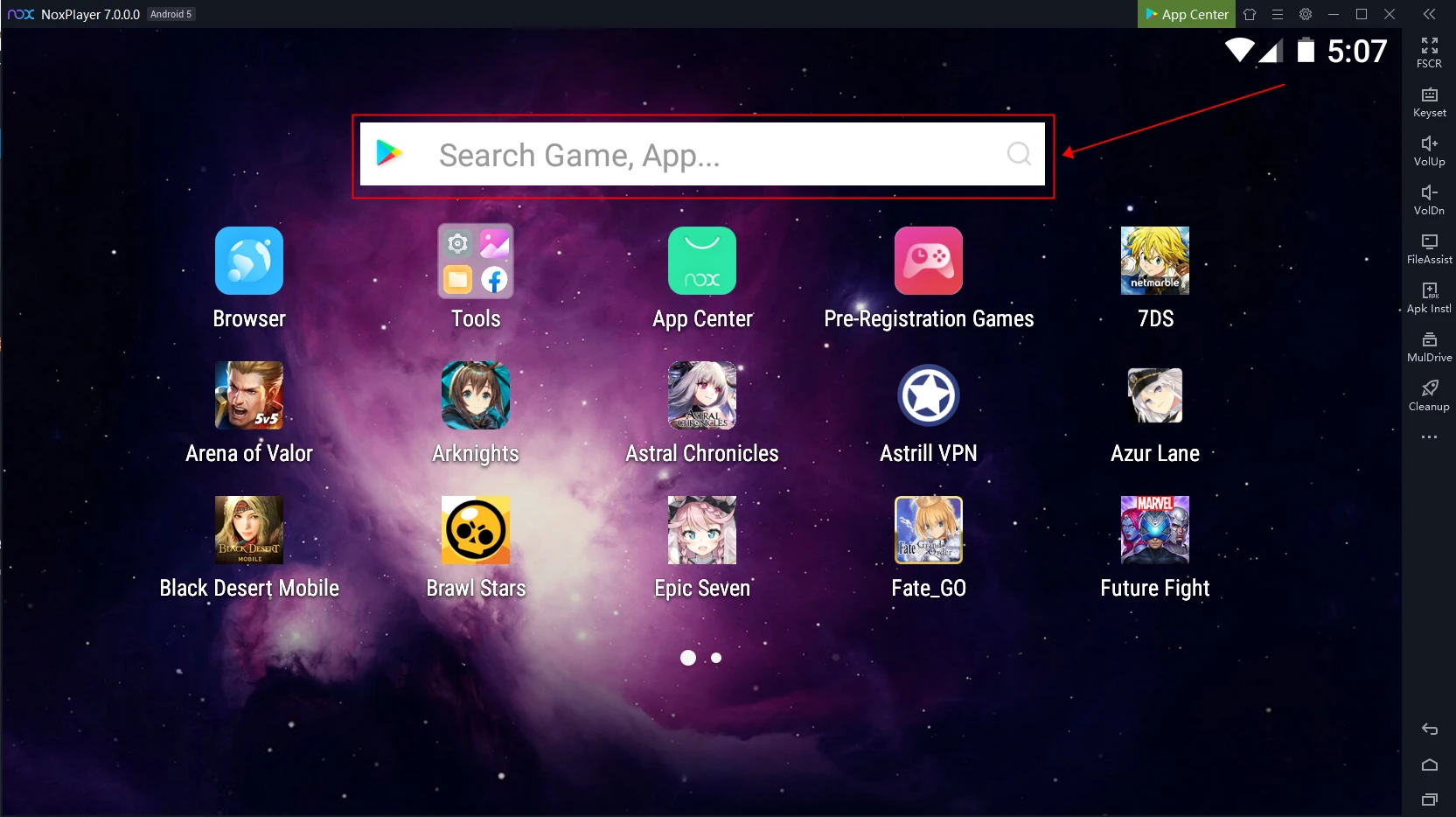 noxplayer screenshot honista for pc