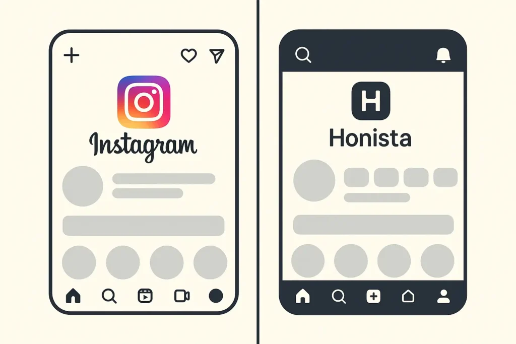 Honista Vs insta 