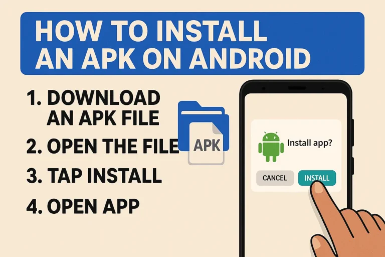 how to install apk on andriod